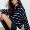 Pulover din tricot cu fermoar Pulover din tricot cu fermoar
