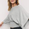 Pulover din tricot cu mâneci largi Pulover din tricot cu mâneci largi