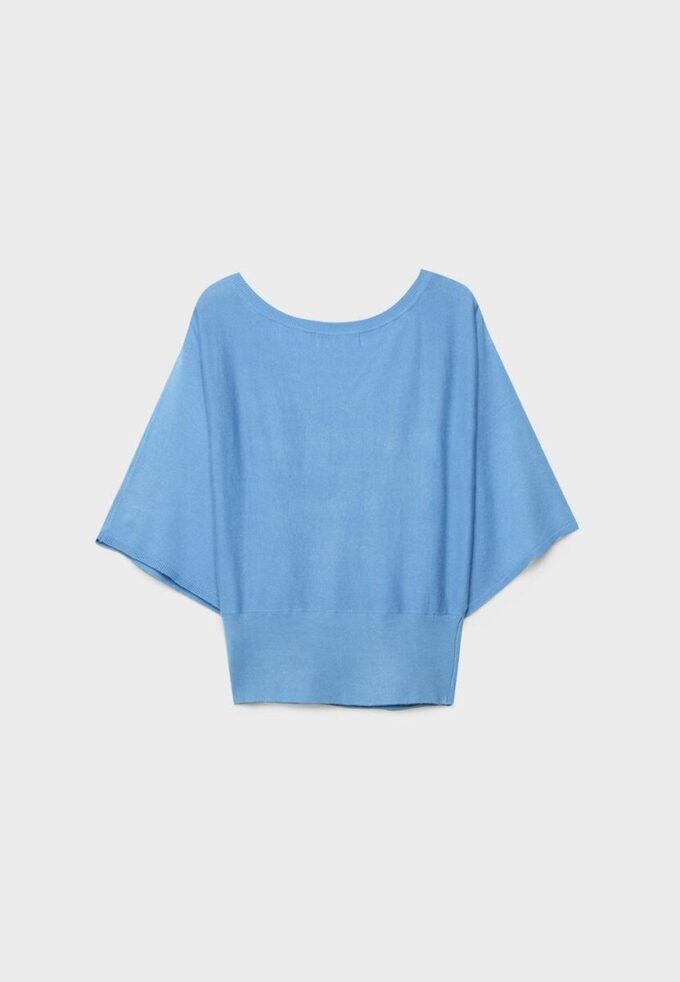 Pulover din tricot cu mâneci largi Pulover din tricot cu mâneci largi