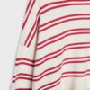 Pulover scurt din tricot cu dungi Pulover scurt din tricot cu dungi