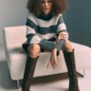 Pulover simplu din tricot Pulover simplu din tricot