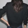 Pulover tricotat cu umeri căptușiți Pulover tricotat cu umeri căptușiți