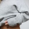 Pulover tricotat Soft-Touch cu guler barcă Pulover tricotat Soft-Touch cu guler barcă