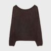 Pulover tricotat Soft-Touch cu guler barcă Pulover tricotat Soft-Touch cu guler barcă