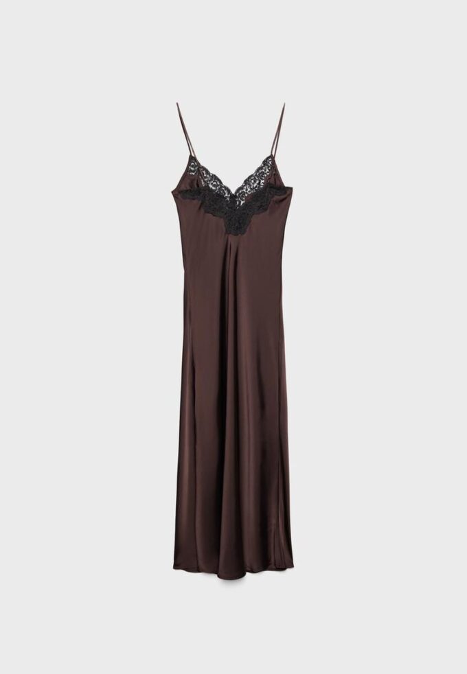 Rochie camisole din satin Rochie camisole din satin