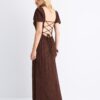 Rochie maxi lejeră cu spate încrucișat Rochie maxi lejeră cu spate încrucișat