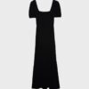 Rochie maxi lejeră cu spate încrucișat Rochie maxi lejeră cu spate încrucișat