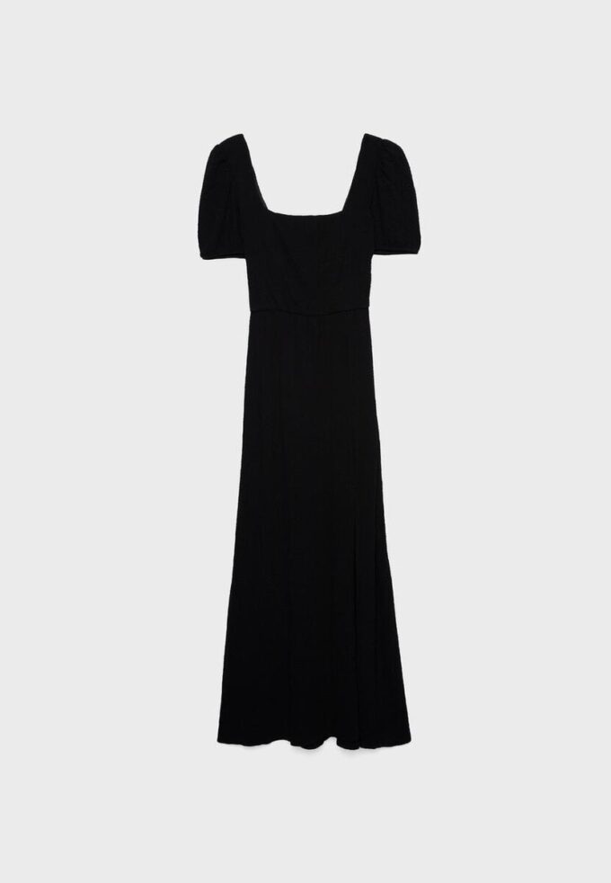 Rochie maxi lejeră cu spate încrucișat Rochie maxi lejeră cu spate încrucișat