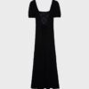 Rochie maxi lejeră cu spate încrucișat Rochie maxi lejeră cu spate încrucișat