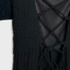 Rochie maxi lejeră cu spate încrucișat Rochie maxi lejeră cu spate încrucișat