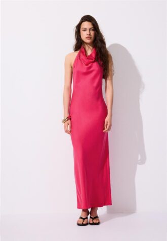 rochie midi cu gt halter i spate decupat 1 1 330x477 - Rochie midi cu g&acirc;t halter și spate decupat