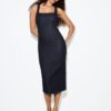 Rochie midi din denim Rochie midi din denim