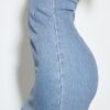 Rochie midi din denim