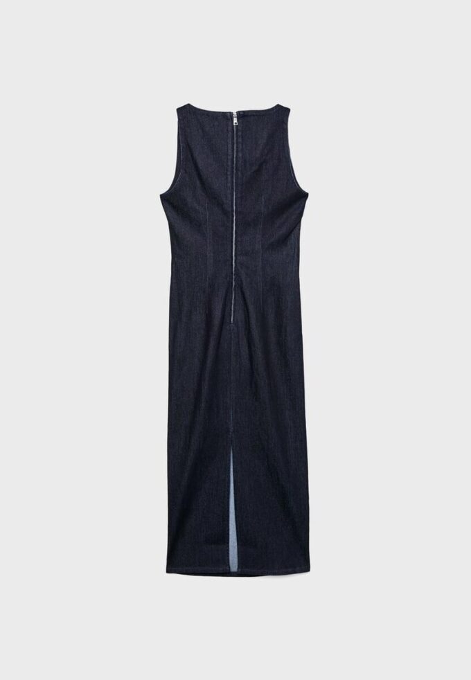 Rochie midi din denim Rochie midi din denim