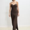 Rochie midi din satin Rochie midi din satin
