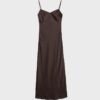 Rochie midi din satin Rochie midi din satin