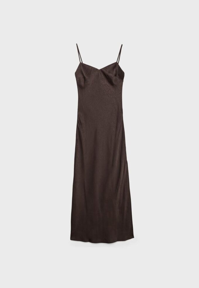 Rochie midi din satin Rochie midi din satin