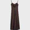 Rochie midi din satin Rochie midi din satin