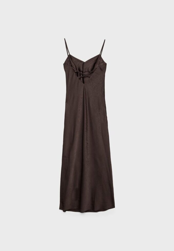 Rochie midi din satin Rochie midi din satin