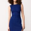 Rochie midi fără mâneci din bengalină Rochie midi fără mâneci din bengalină