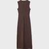 Rochie midi fără mâneci din bengalină Rochie midi fără mâneci din bengalină