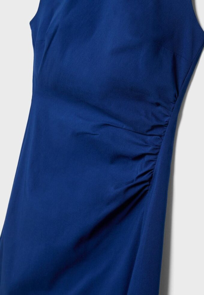 Rochie midi fără mâneci din bengalină Rochie midi fără mâneci din bengalină