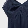 Rochie scurtă asimetrică din satin Rochie scurtă asimetrică din satin
