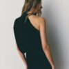 Rochie scurtă asimetrică drapată