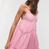 Rochie scurtă cu detalii din dantelă Rochie scurtă cu detalii din dantelă