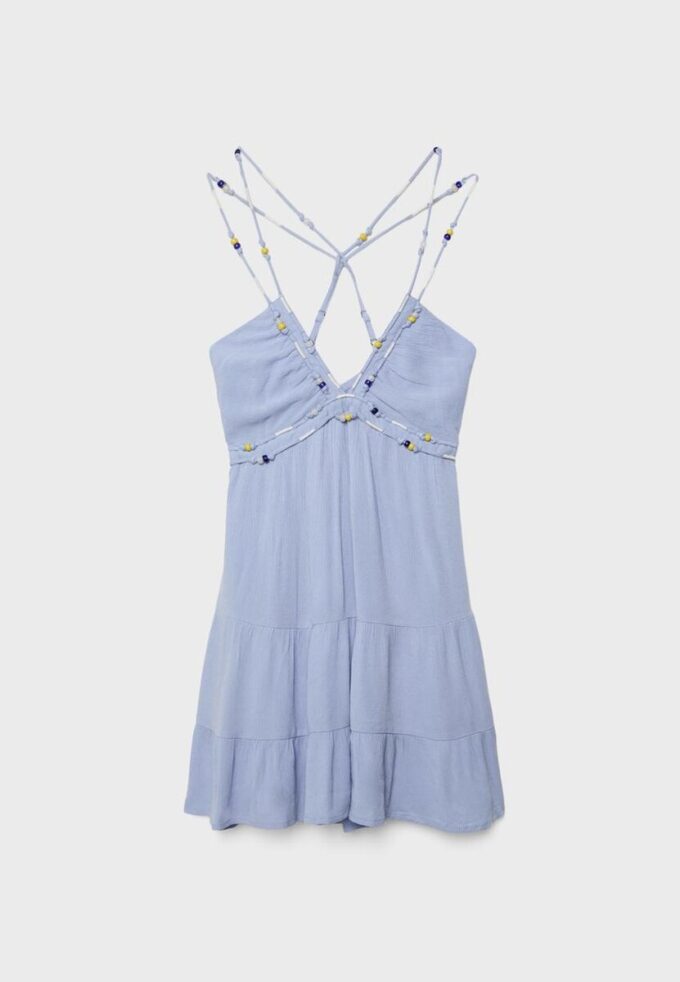 Rochie scurtă cu mărgele Rochie scurtă cu mărgele