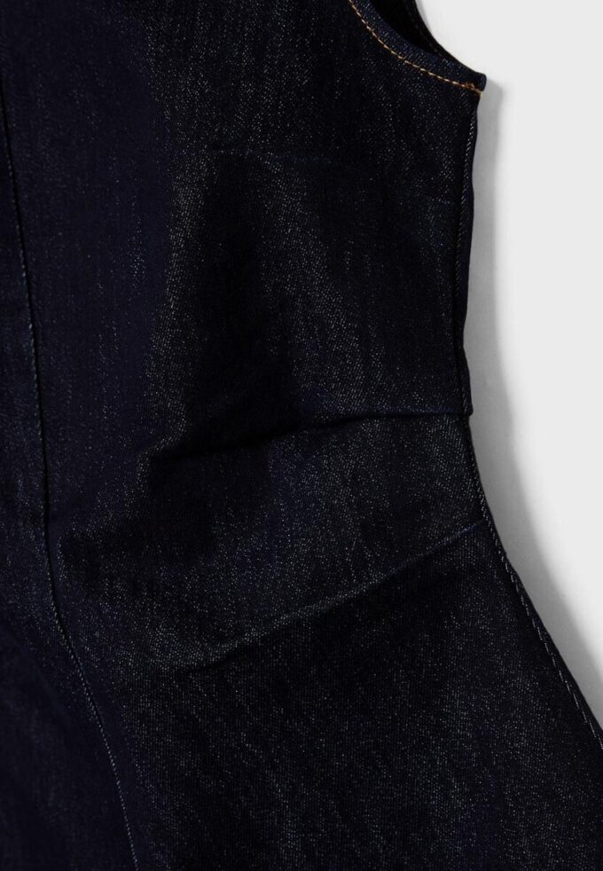 Rochie scurtă din denim