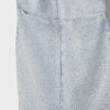 Rochie scurtă din denim cu strasuri