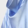 Rochie scurtă din satin cu gât halter