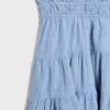 Rochie scurtă, fluidă, cu detaliu legat la spate Rochie scurtă, fluidă, cu detaliu legat la spate