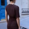Rochie scurtă tip capă Rochie scurtă tip capă