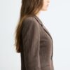 Sacou basic din tricot cu dungi Sacou basic din tricot cu dungi