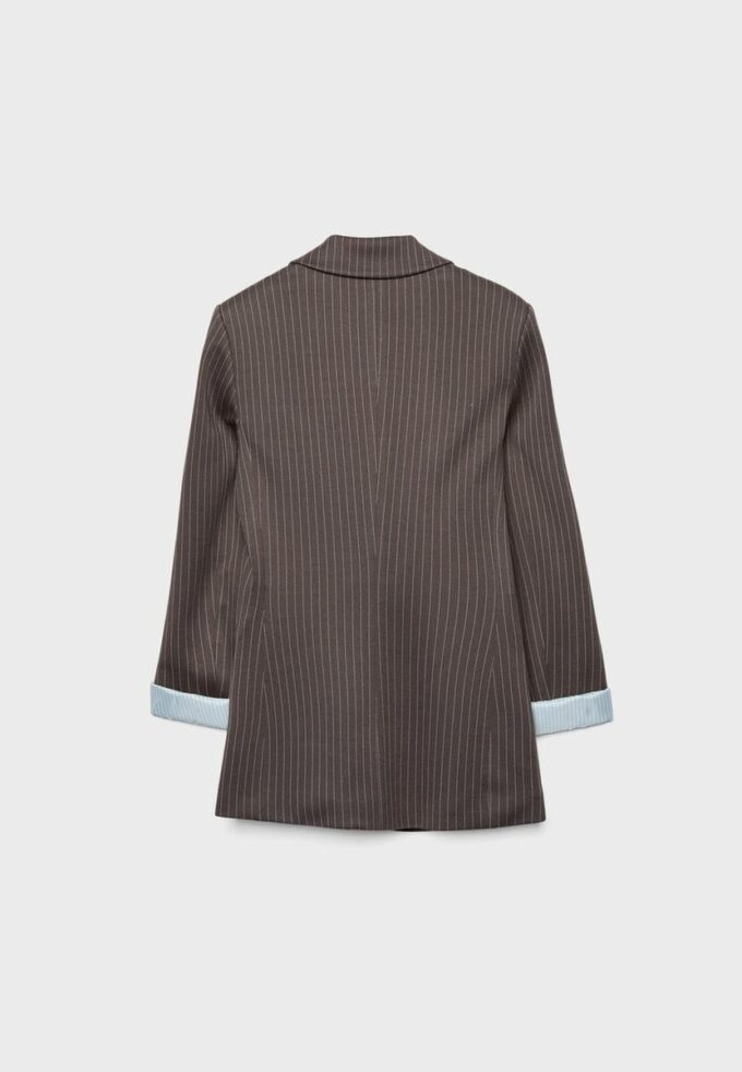 Sacou basic din tricot cu dungi Sacou basic din tricot cu dungi