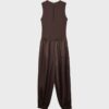 Salopetă cu guler halter din satin Salopetă cu guler halter din satin