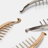 Set de 2 agrafe metalice tip banană