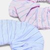 Set de 2 elasticuri de păr cu dungi