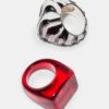 Set de 2 inele combinate