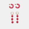 Set de 2 perechi de cercei Tomato