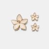 Set de 3 agrafe cu flori