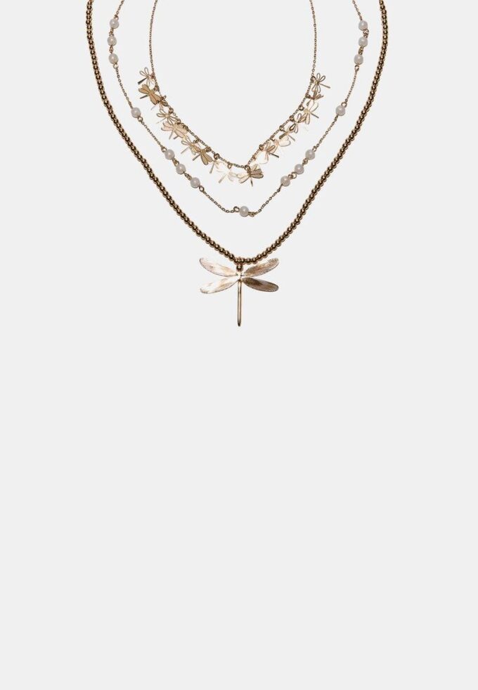 Set de 3 coliere Dragonfly