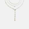 Set de 3 coliere Lariat Heart