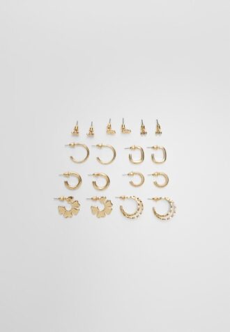 Set de 9 cercei cu flori