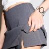 Skort cu despicătură laterală Skort cu despicătură laterală