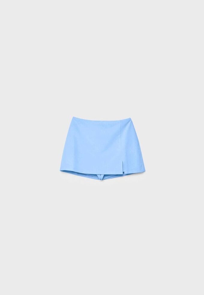 Skort cu despicătură laterală Skort cu despicătură laterală