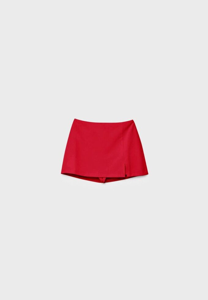 Skort cu despicătură laterală Skort cu despicătură laterală