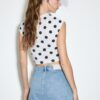 Skort din denim cu încrucișare Skort din denim cu încrucișare